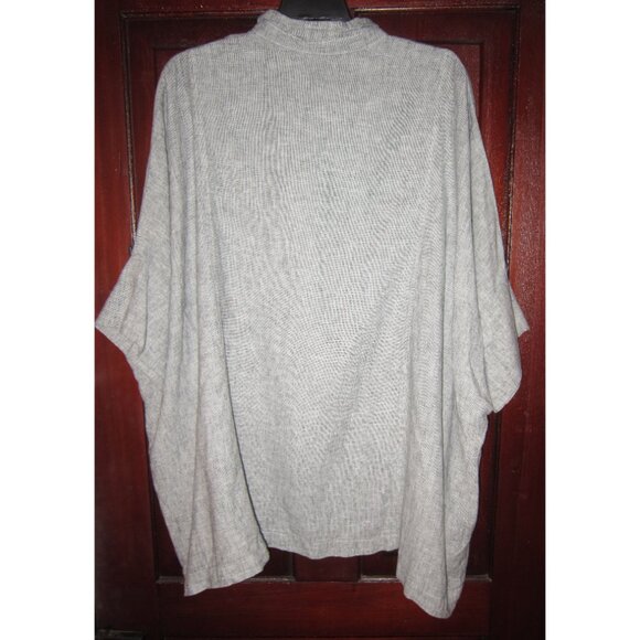 Cut Loose L XL 1X Oversized Big Shirt Tunic Top Kimono Linen Lagenlook Pockets - Picture 2 of 3